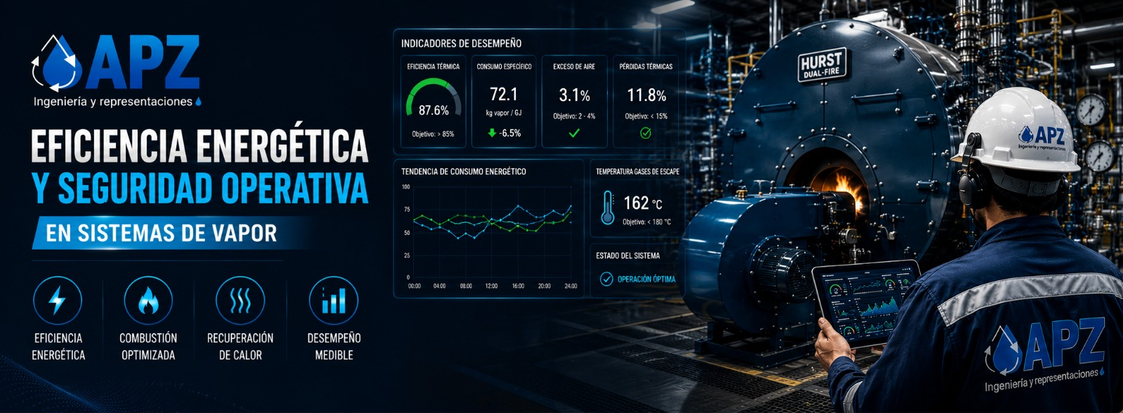 Eficiencia Energética y Seguridad Operativa en Sistemas de Vapor