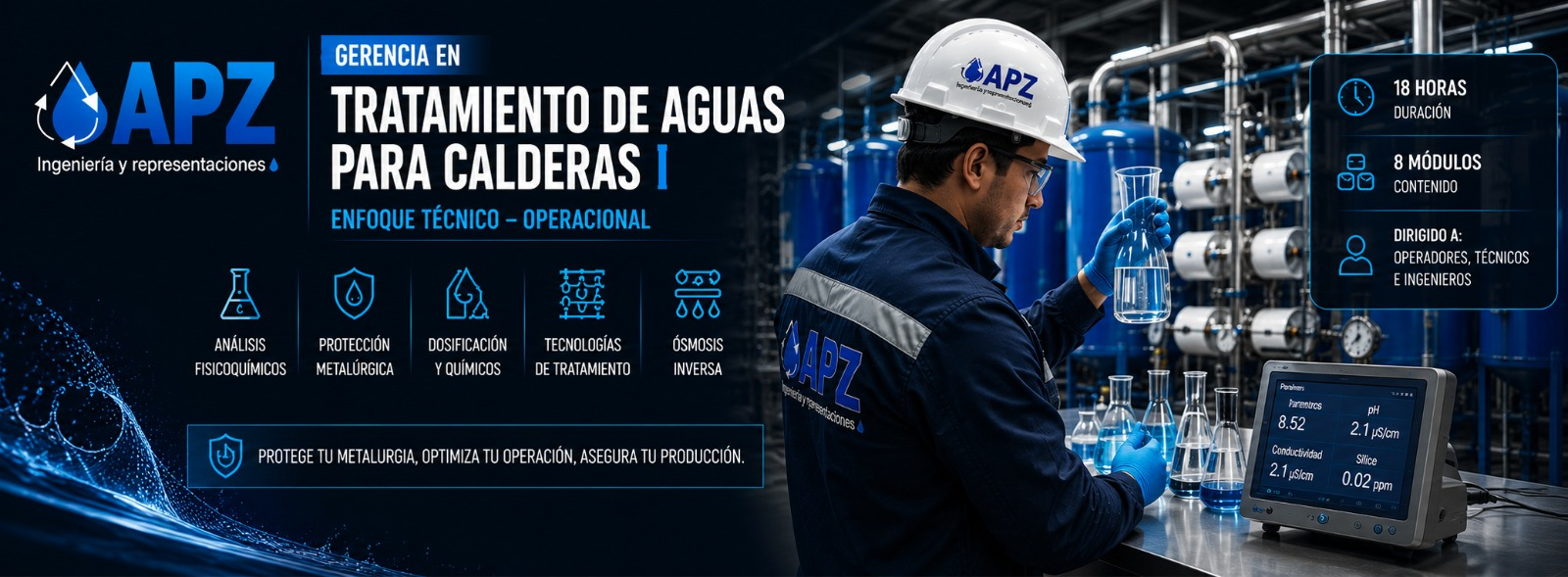Gerencia en Tratamiento de Aguas para Calderas I